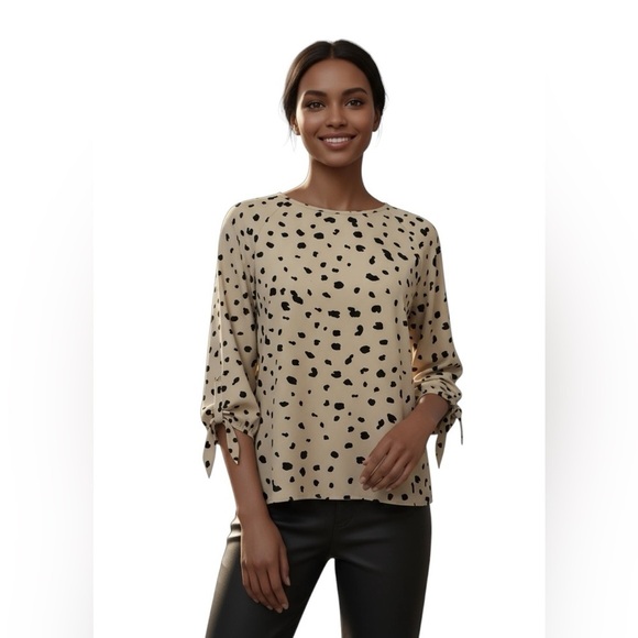 Papermoon Tops - Papermoon tie-sleeve blouse